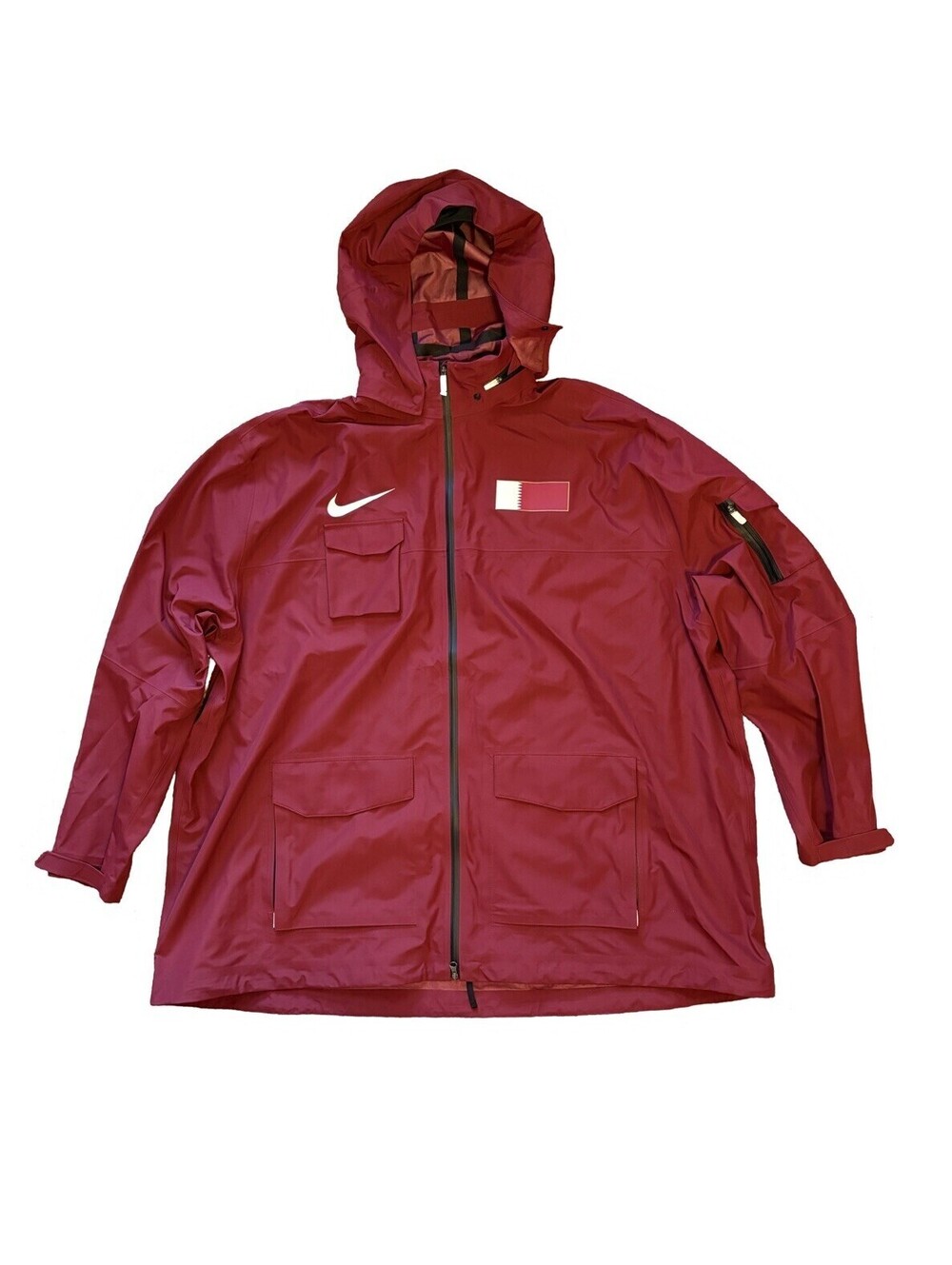Nike Pro Elite Qatar Team Issued Storm FIT ADV Hoodie Jacket CI8868 NEW Size 3XL